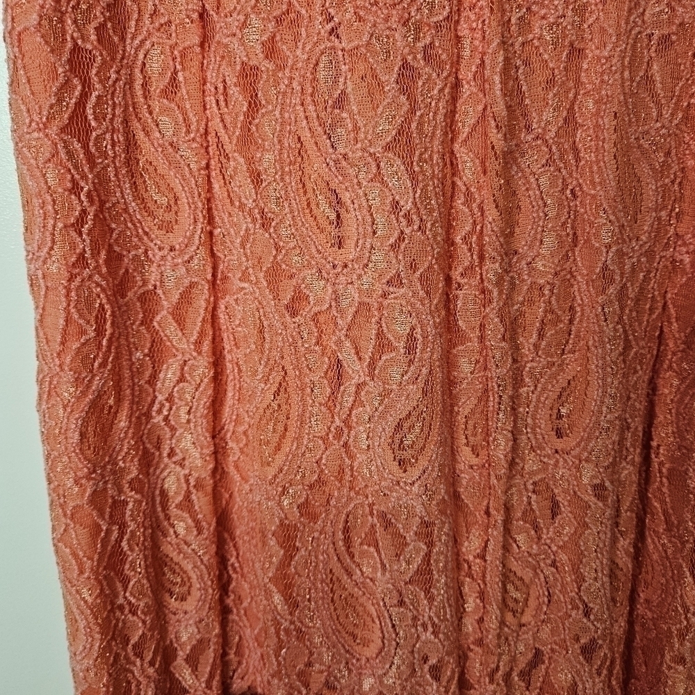 EVA FRANCO SIZE 6 DRESS ORANGE - Picture 4 of 8